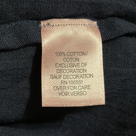 Calypso St. Barth Sequined Beaded Tunic Top Gauzy 100% Cotton India Small - Picture 13 of 14